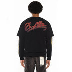 Cult x El Alfa Premium Long Sleeve Thermal Shirt "Cobra" in Black 625B8-LS26A