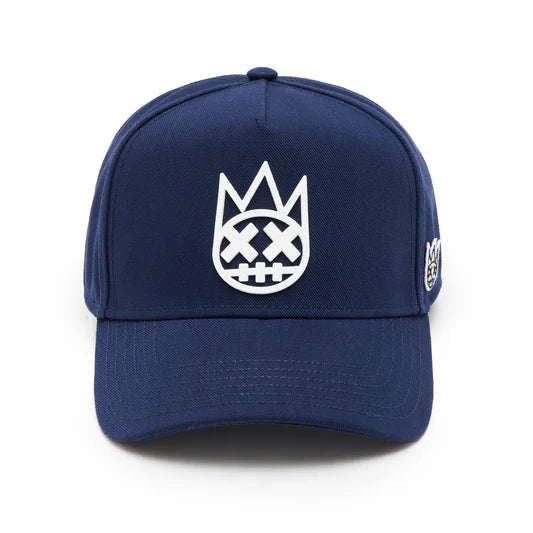 Cult's Logo Mesh Back Trucker Hat "Shimuchan" in Midnight Blue 625BC-CH67A
