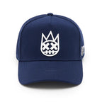 Cult's Logo Mesh Back Trucker Hat "Shimuchan" in Midnight Blue 625BC-CH67A