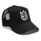 SHIMUCHAN LOGO MESH BACK TRUCKER HAT IN VINTAGE BLACK