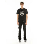 Cult's Hipster Nomad Cargo Jeans in Double Black