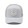 Cult's Logo Mesh Back Trucker Hat In Grey SKU: 626BC-CH43A