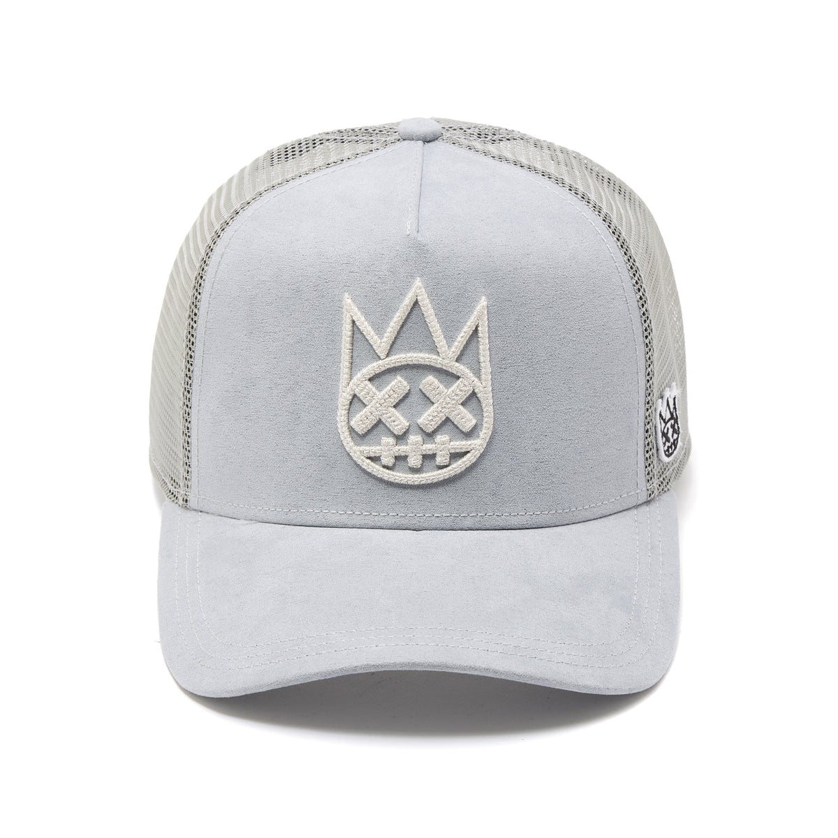 Cult's Logo Mesh Back Trucker Hat In Grey SKU: 626BC-CH43A