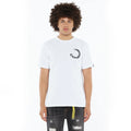 Cult's Short Sleeve Crew Neck Tee "Gradient Logo" in White