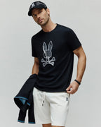 Mens olivier graphic tee black