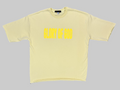 Glory of God Oversized T-Shirt - Bright Yellow with Classic Font