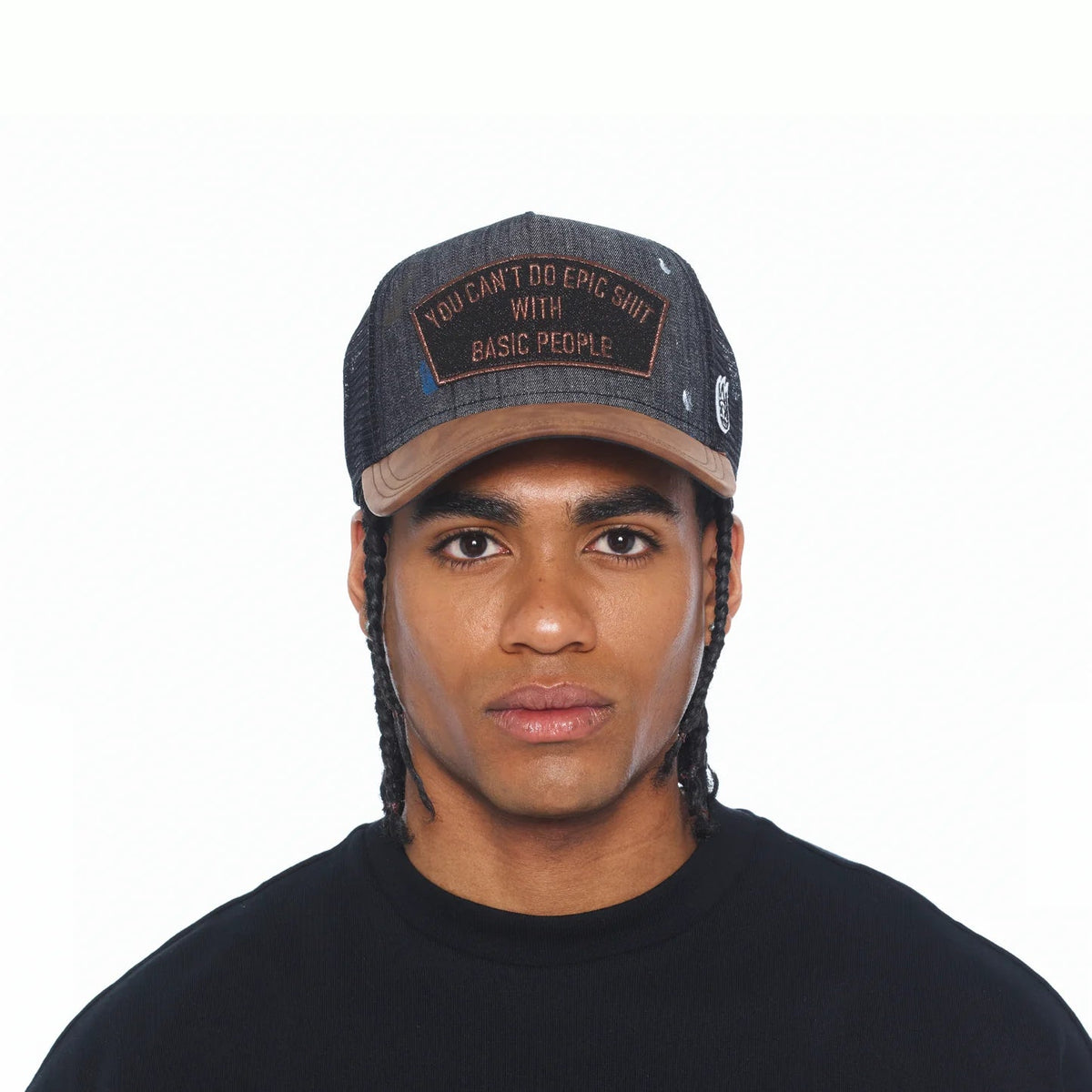 Cult's Mesh Back Trucker Hat "Cant Do Epic Shit" In Painter 626BC-CH46A