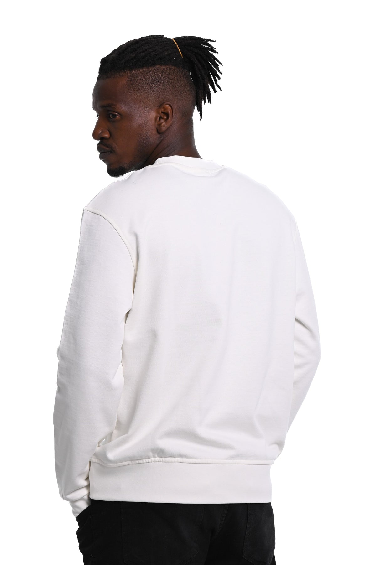 Glory of God Oversized Sweatshirt- White- Sky Blue print