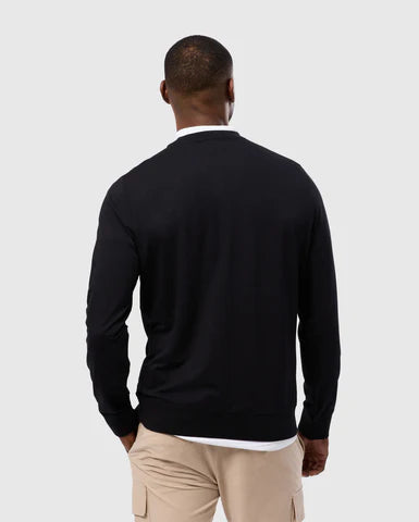 Mens Duke Embroidered Sweatshirt - Black