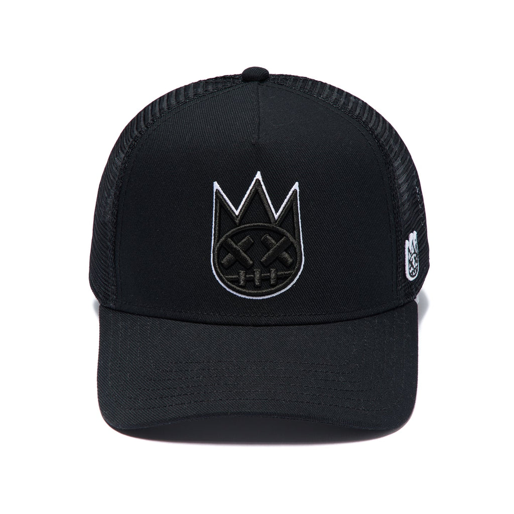 Cult's Logo Mesh Back Trucker Hat In Black 626AC-CH50A