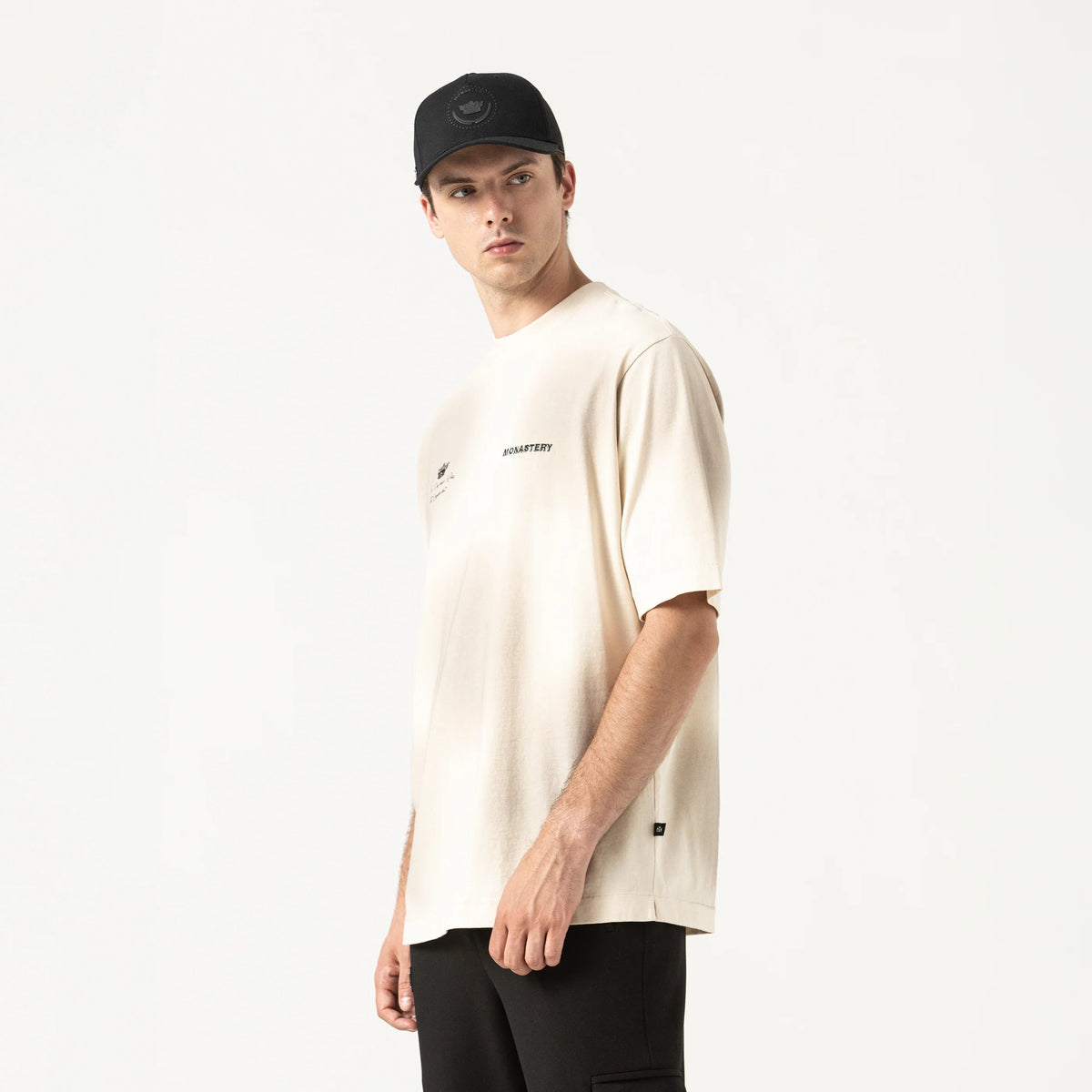 LOAN T-SHIRT OVERSIZED MEN WHITECAP GRAY