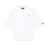 Cult's Oversized Short Sleeve Crew Neck Tee In White 626BC-K95A