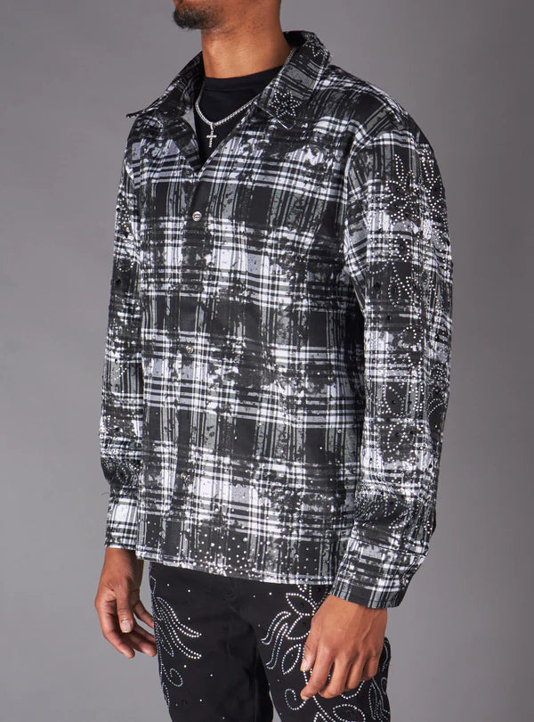 NME Flannel - Hol - Black Shirt