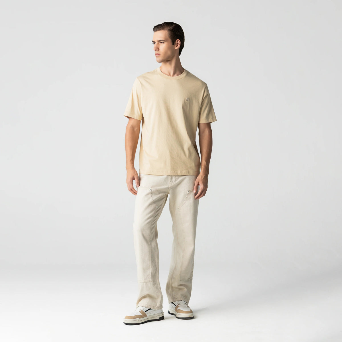AZURIA T-SHIRT MEN BEIGE
