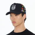 Cult's Cult Logo Pattern Hat in Black Pattern 625AC-CH69A