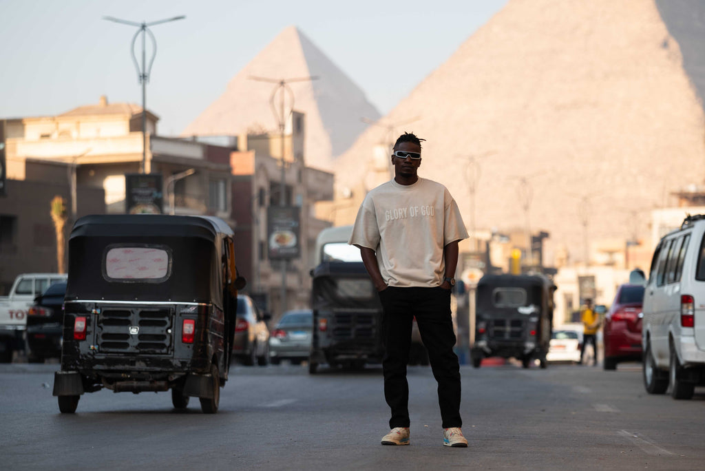 Glory Of God oversized t-shirt - Beige