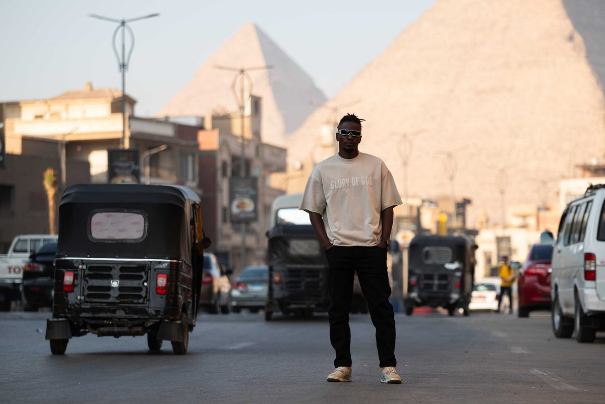 Glory Of God oversized t-shirt - Beige