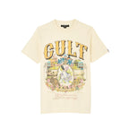 Cult's Heavyweight Short Sleeve Crew Neck Tee "Cuba" in Winter White