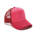 MESH BACK TRUCKER CURVED IN VINTAGE RED