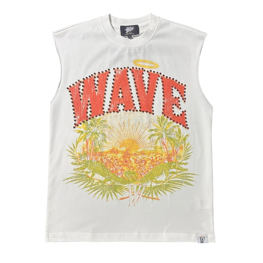 Mr Wave Paradise cutoff shirt