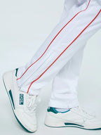 AMISCORA TRACK PANTS ARCHIVIO-WHITE/GRENADINE/JOLLY GREEN