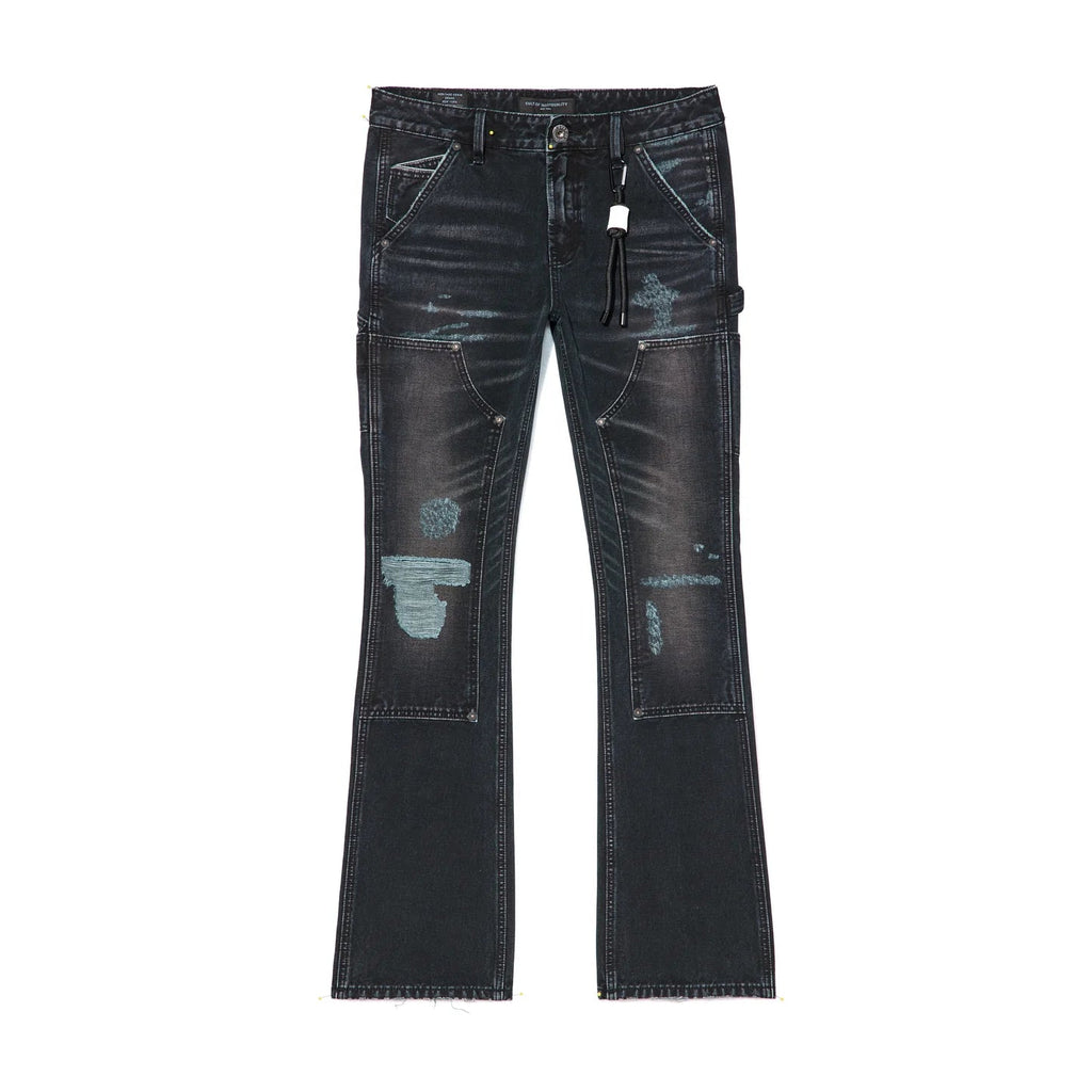 Cult's Carpenter Lenny Bootcut Jeans in Vintage Black 626A1-CLB20A