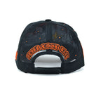 Gold Star Hustle Black Orange Logo Trucker Hat