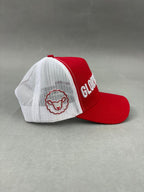 GLORY OF GOD HAT ROJA Y BLANCA