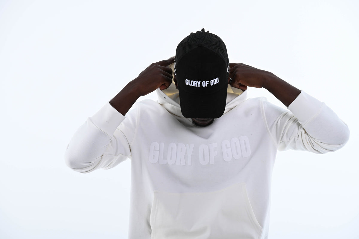 Glory of God Oversized Hoodie - White