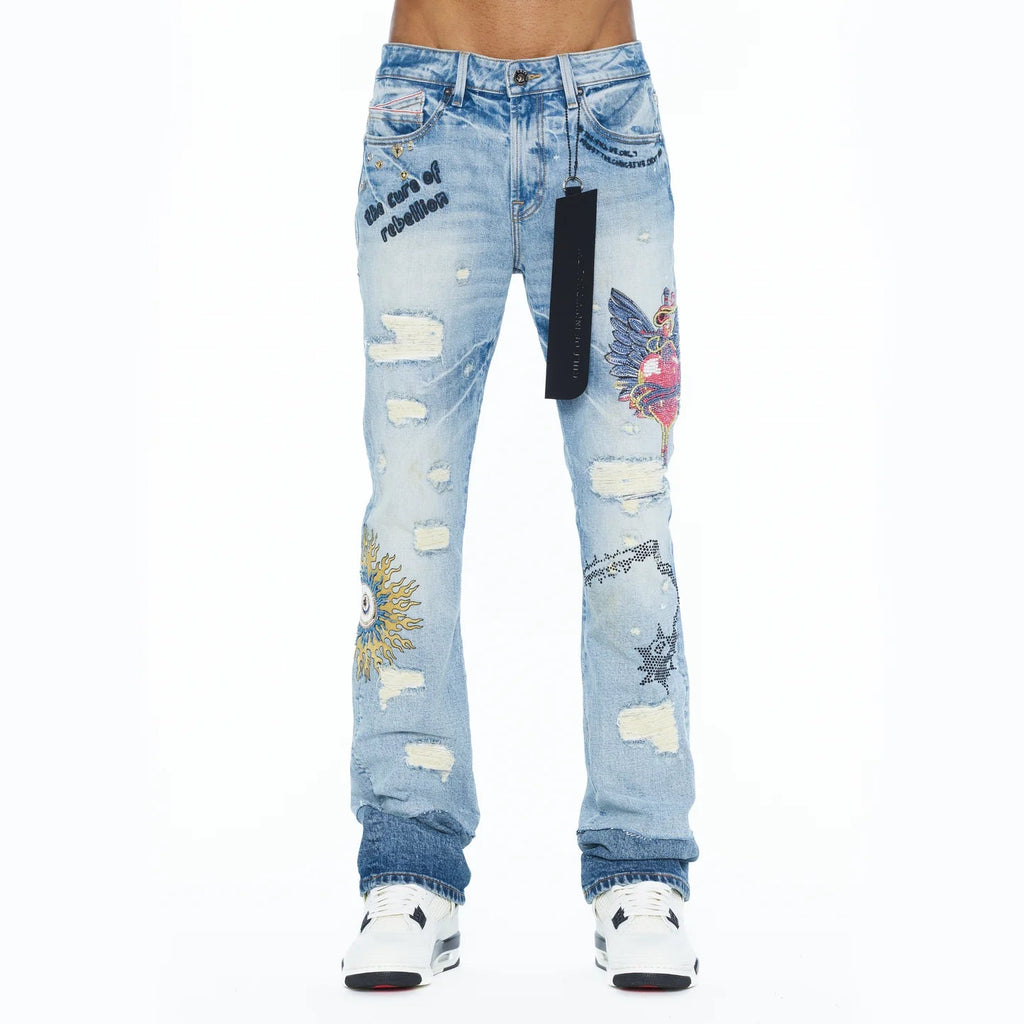 Cult's Lenny Bootcut 603 Jeans In Cure 626B8-LB05F