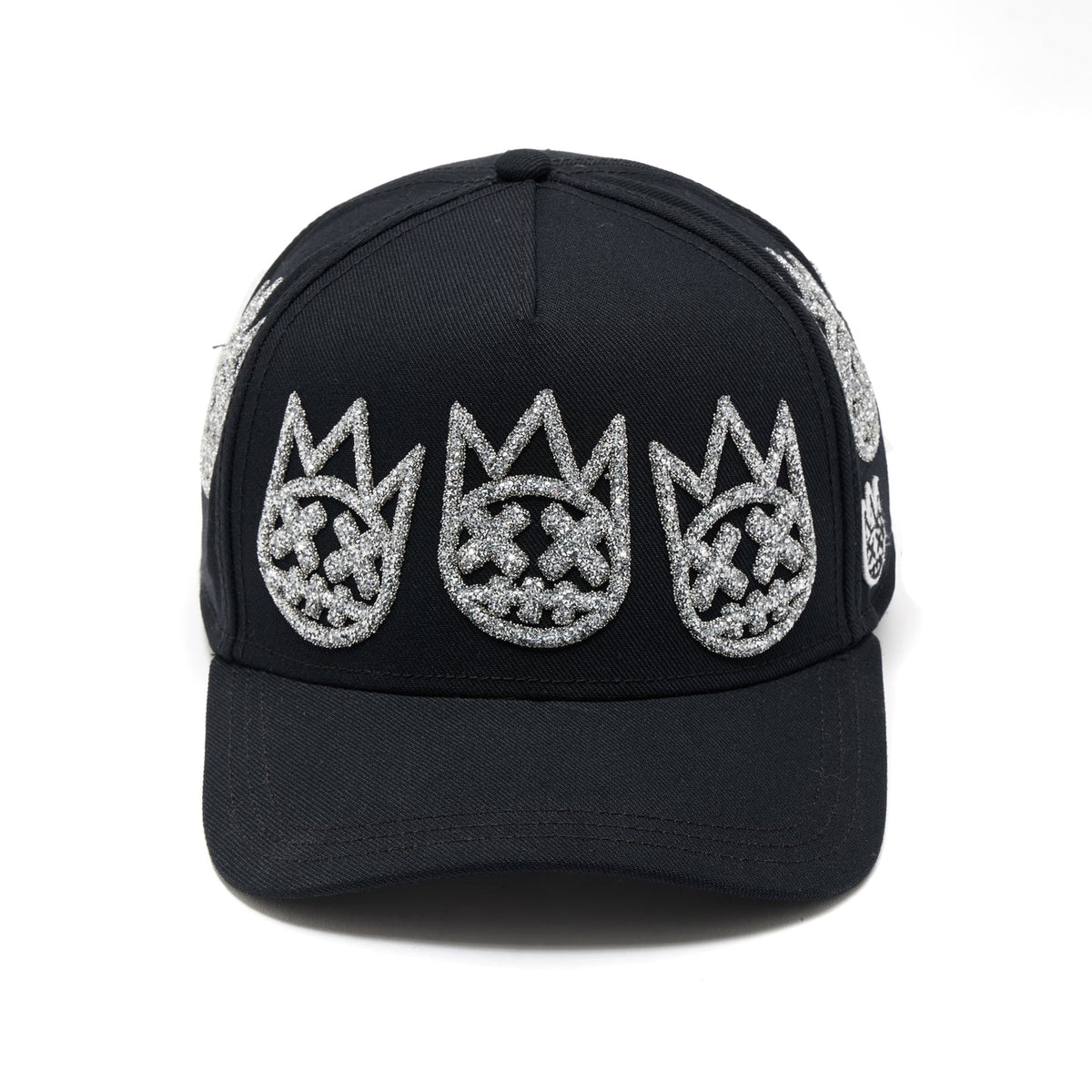 Cult X El Alfa A Frame Hat "Multi Crystal Logo" In Black 626BC-CH52A