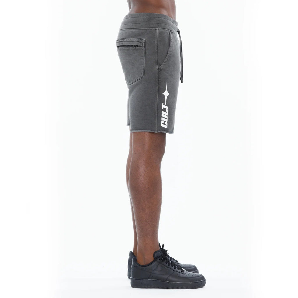 French Terry Sweatshorts in Steel