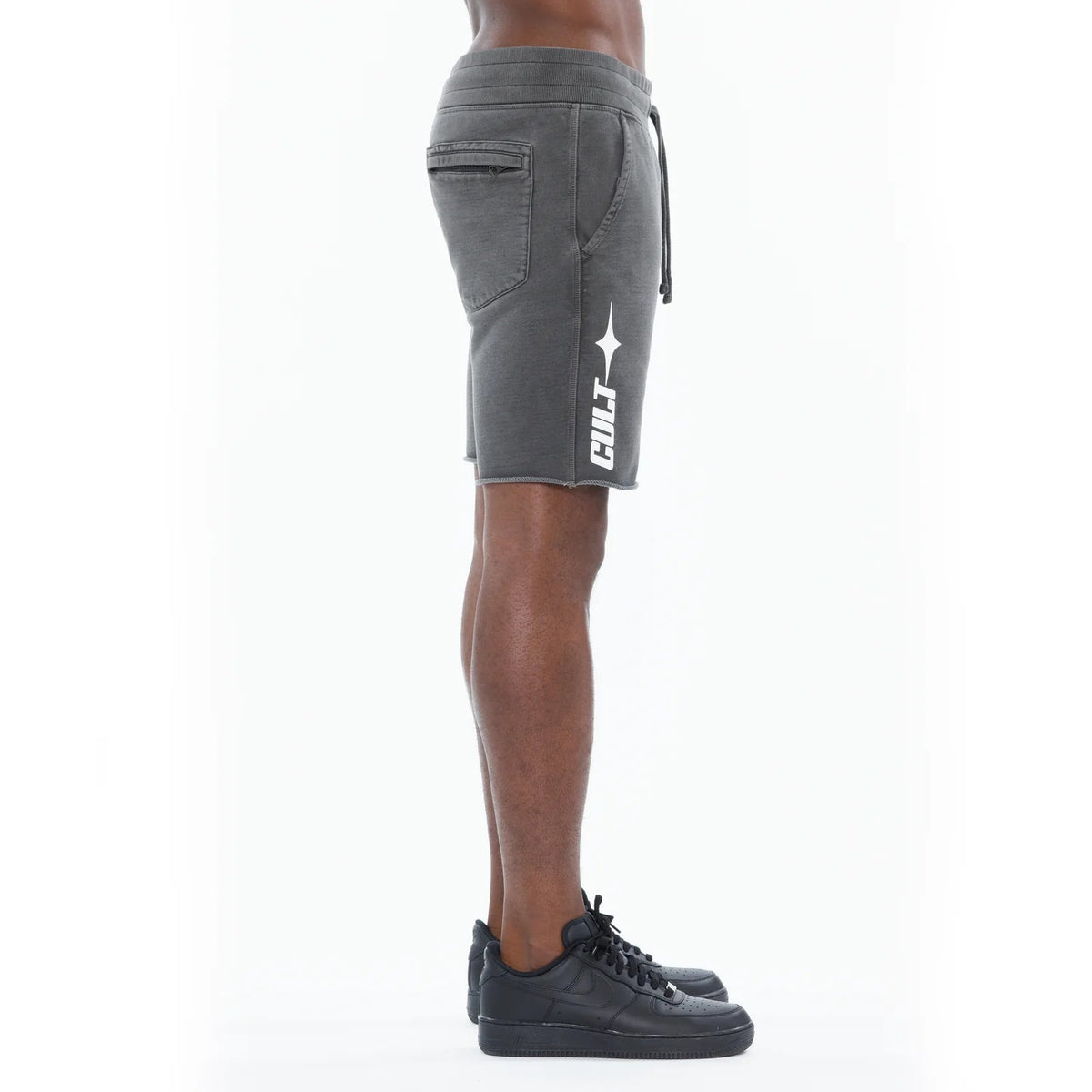 French Terry Sweatshorts in Steel