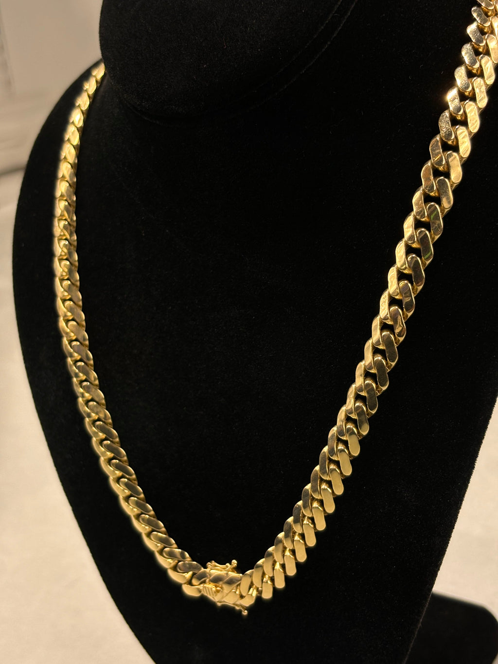 Bold Miami Cuban Link Gold Chain Necklace