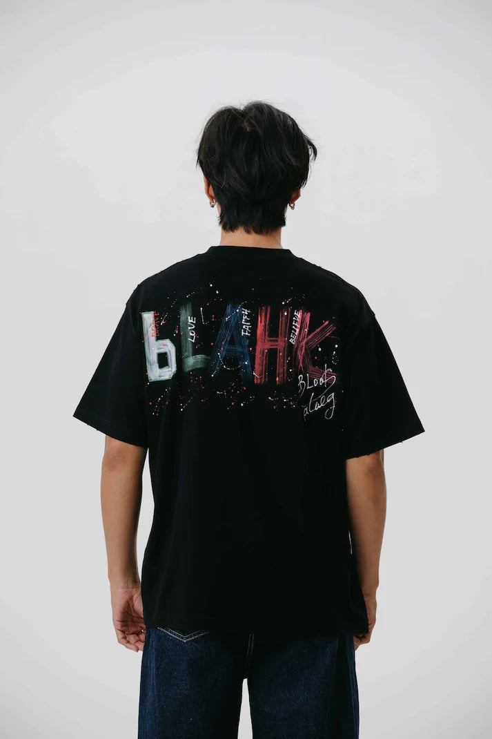 Blahk Colors  Cosmic Letter Tee