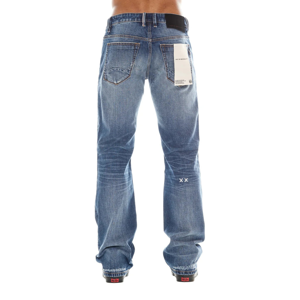 Hagen relaxed blue jeans in Ares
