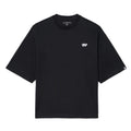 Cult's Oversized Short Sleeve Crew Neck Tee In Black  626BC-K97A