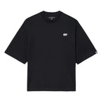 Cult's Oversized Short Sleeve Crew Neck Tee In Black  626BC-K97A