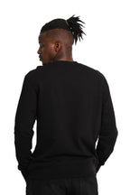 Glory of God Oversized Sweatshirt- Black- rhinestones print