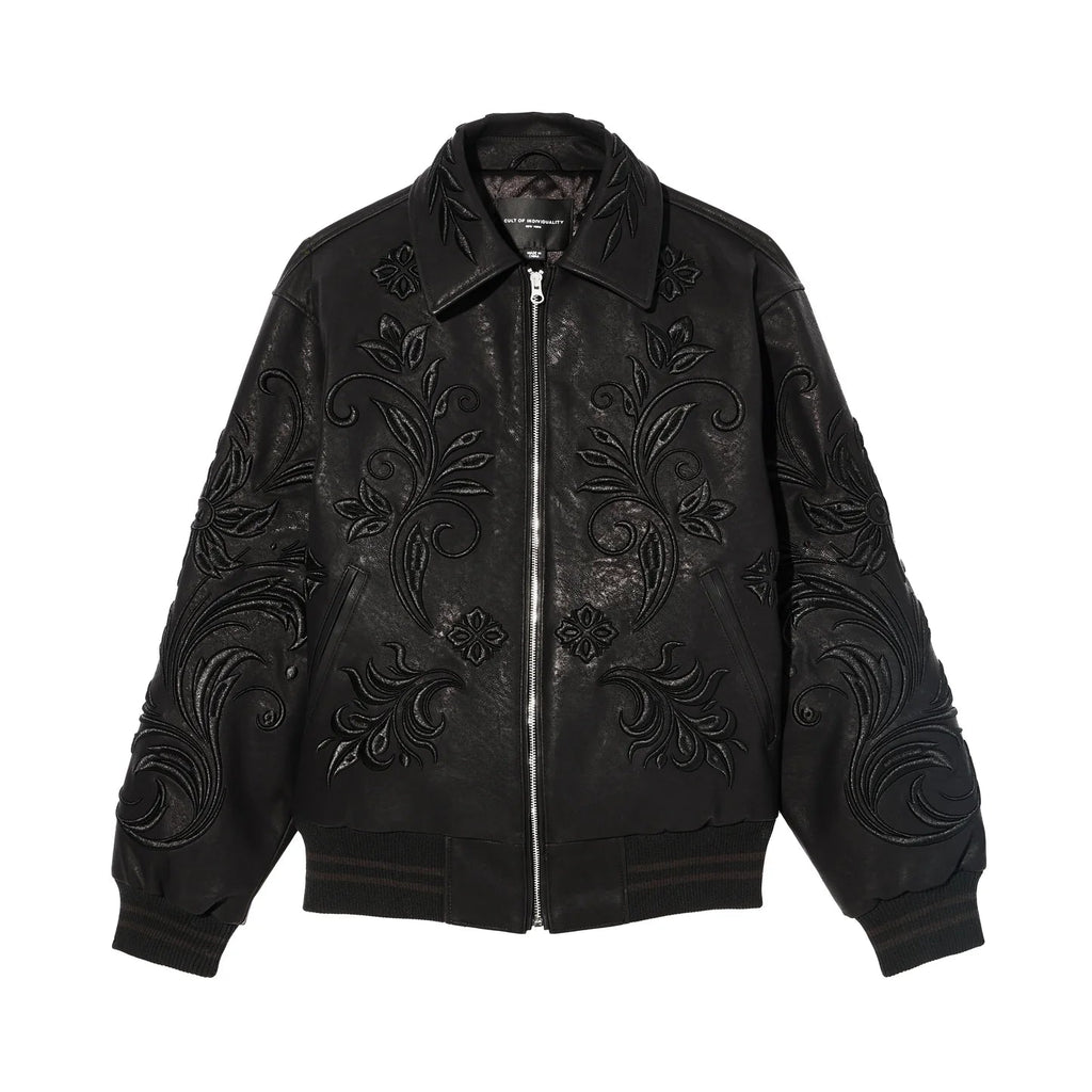 Cult's Varsity Jacket in Black 625B10-VJ90A