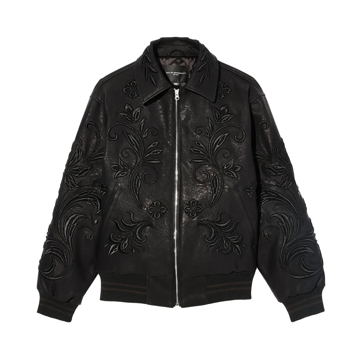 Cult's Varsity Jacket in Black 625B10-VJ90A