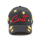 Cult's Logo Mesh Back Trucker Hat "Cherubs" in Steel  625BC-CH51A-ONE