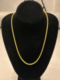 Sleek Gold Box Chain Necklace