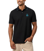 STANWOOD PIQUE POLO BLACK