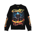 Cult x El Alfa Premium Long Sleeve Thermal Shirt "Cobra" in Black 625B8-LS26A