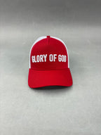 GLORY OF GOD HAT ROJA Y BLANCA