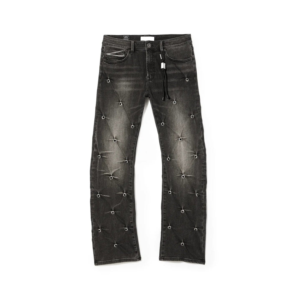 Cult x El Alfa Premium Grunge Baggy 607 Jeans in Darts 625B8-BG97D