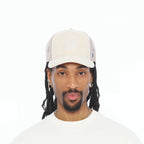 Cult's Logo Mesh Back Trucker Hat In Cream 626BC-CH37A