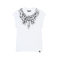 Cult's Sleeveless Tee "Stencil" in White 626A4-KS91A