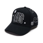 Cult x El Alfa Premium Paisley 5 Panel A Frame Trucker Hat in Black 625B8-CH63A